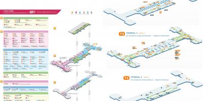 Beijing airport terminal 2 map