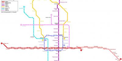 Map of Beijing underground city