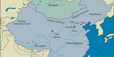 Map of pekin
