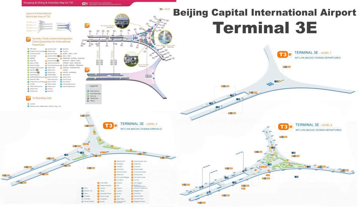 Beijing terminal 3 map