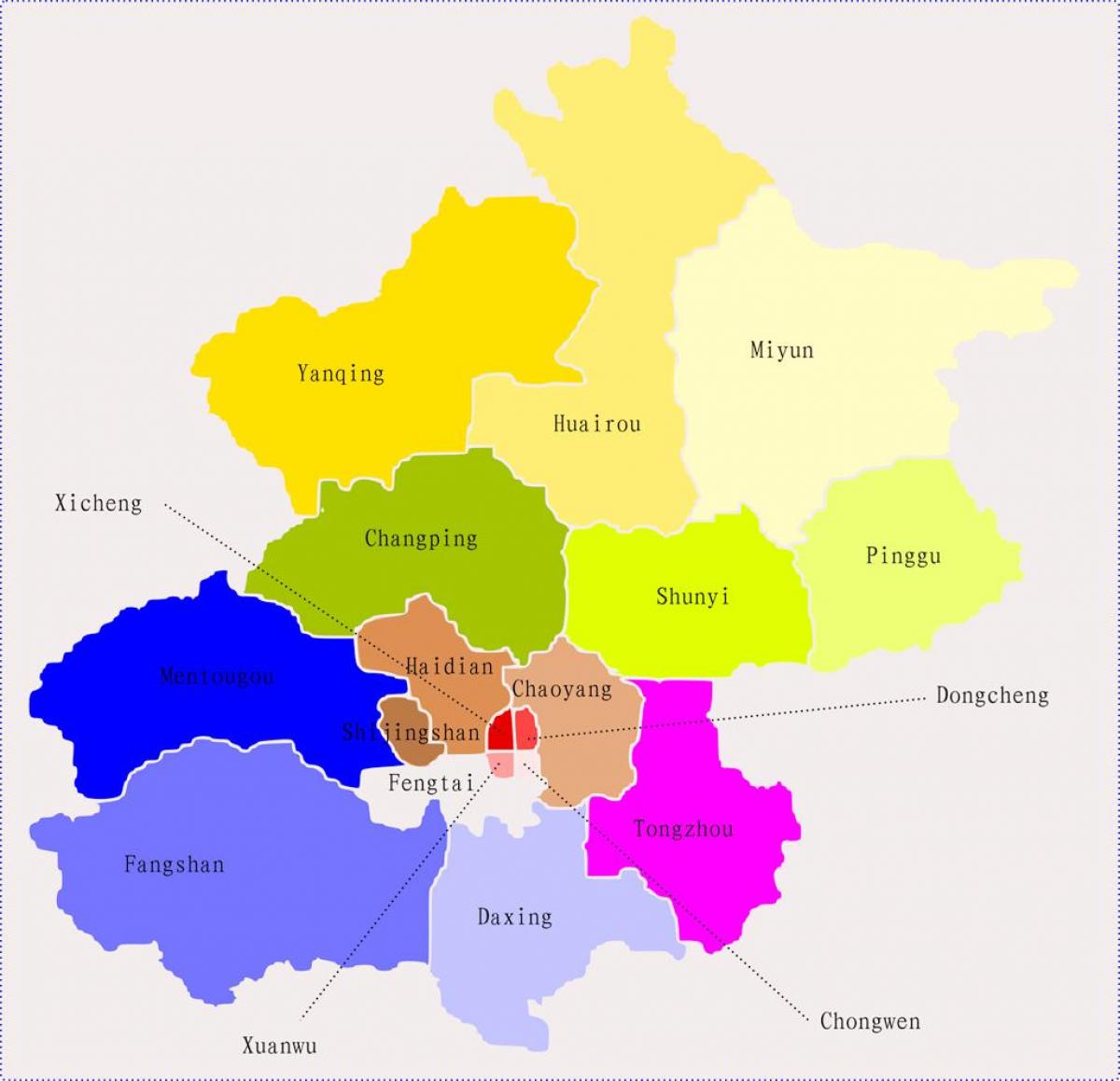 Peking China map