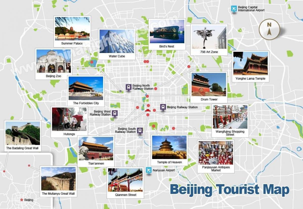 Beijing places of interest map