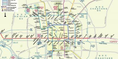 Peking metro map