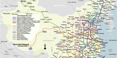 Beijing railway map