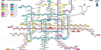 Beijing subway station map