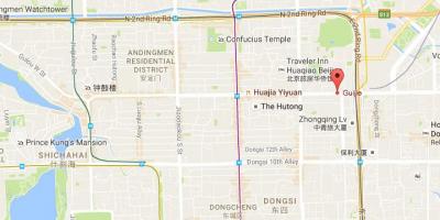 Map of ghost street Beijing